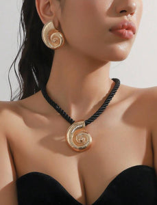 Set collar y zarcillos V5