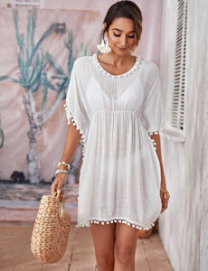 Vestido pompones