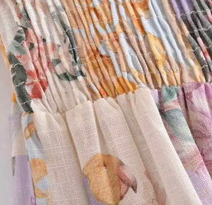 Short flores lila
